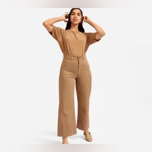 Everlane The Lightweight Wide-Leg Crop Chino EUC